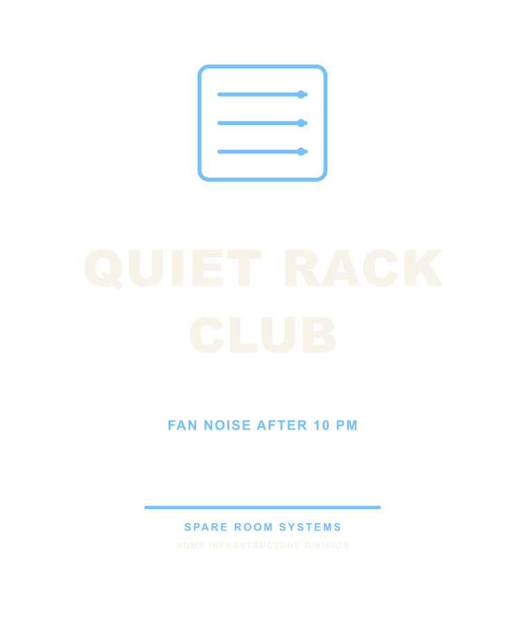 Quiet Rack Club merchandise design